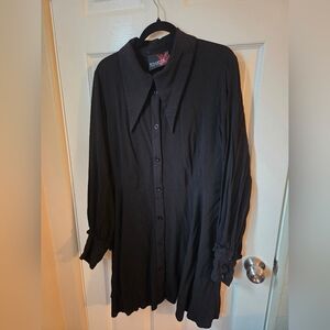 Killstar Button Down Mini Dress